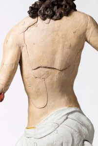 Dos de la statue du Christ de l'église Saint-Jean-Baptiste de Namur